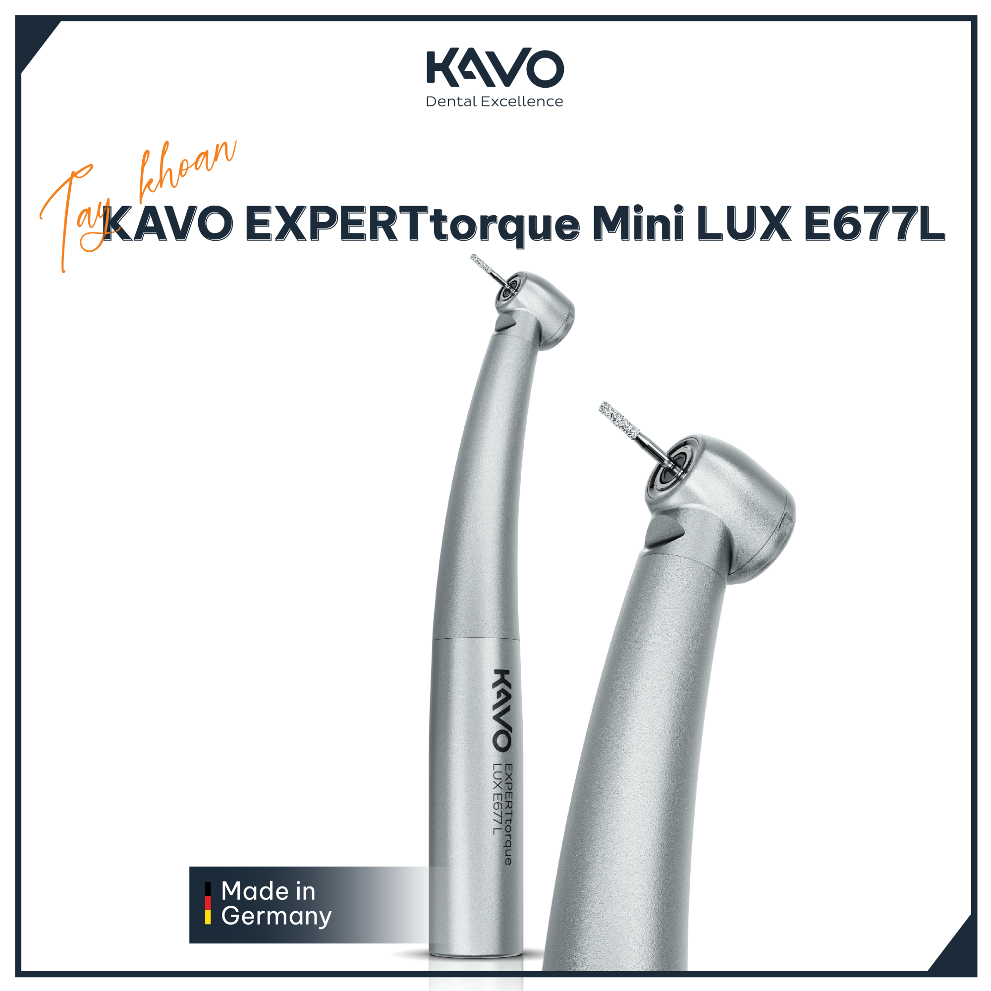 Tay khoan nha khoa EXPERTtorque Mini LUX E677L