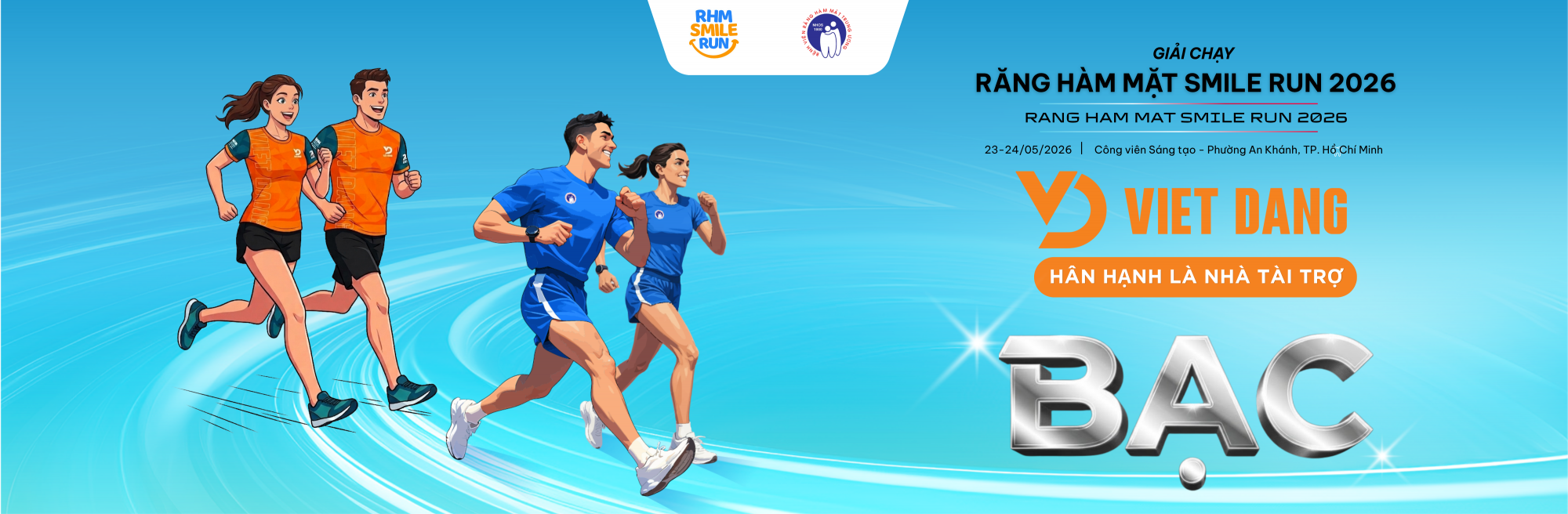 NHÀ TÀI TRỢ BẠC GIẢI RĂNG HÀM MẶT SMILE RUN 2026
